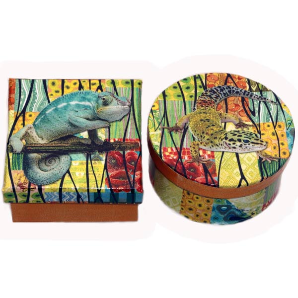 Papierboxen Chamäleon Set/2