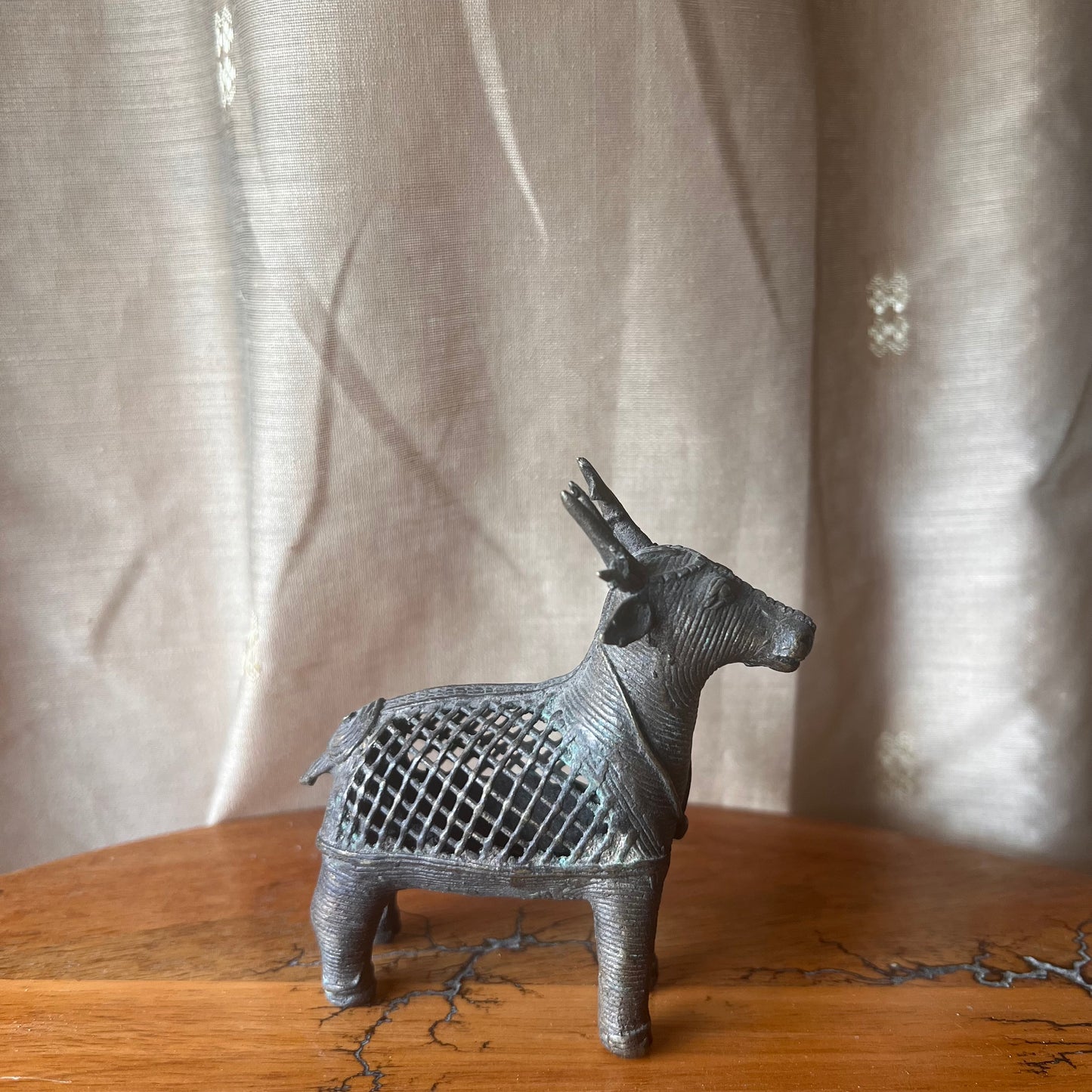 Figurine animale Bastar Art - Figurine en laiton, pièce unique, Inde