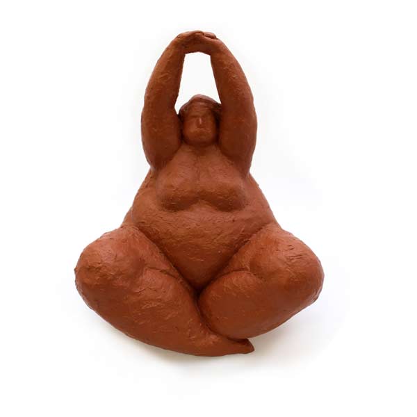 Frauenskulptur Yoga