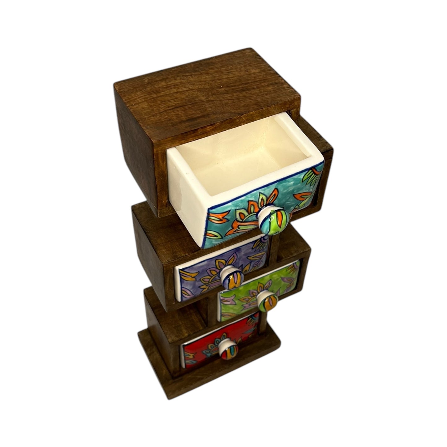 Mini meuble avec tiroirs en céramique