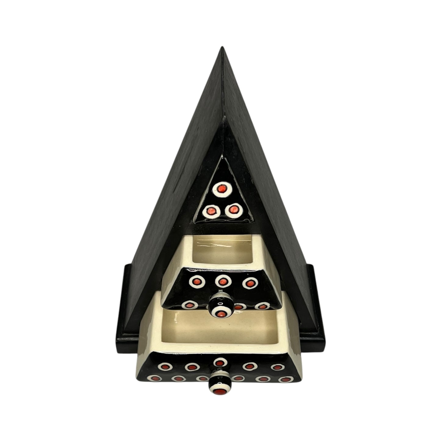 Mini meuble triangle avec 2 tiroirs