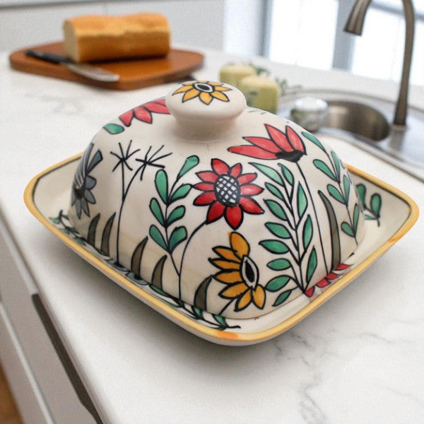 Butterdose Blumenwiese Gelb