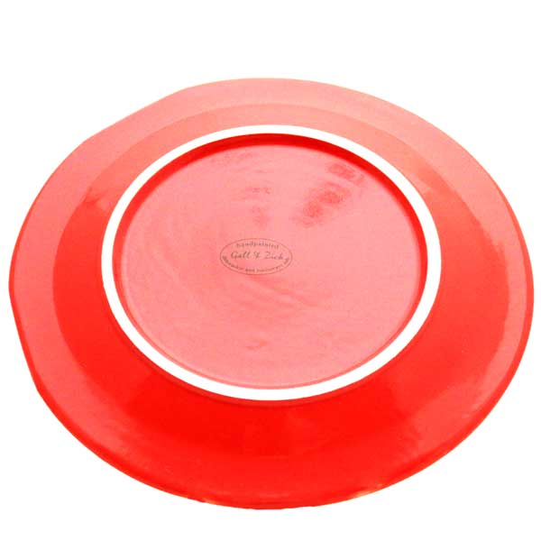 Breakfast plate orange/red