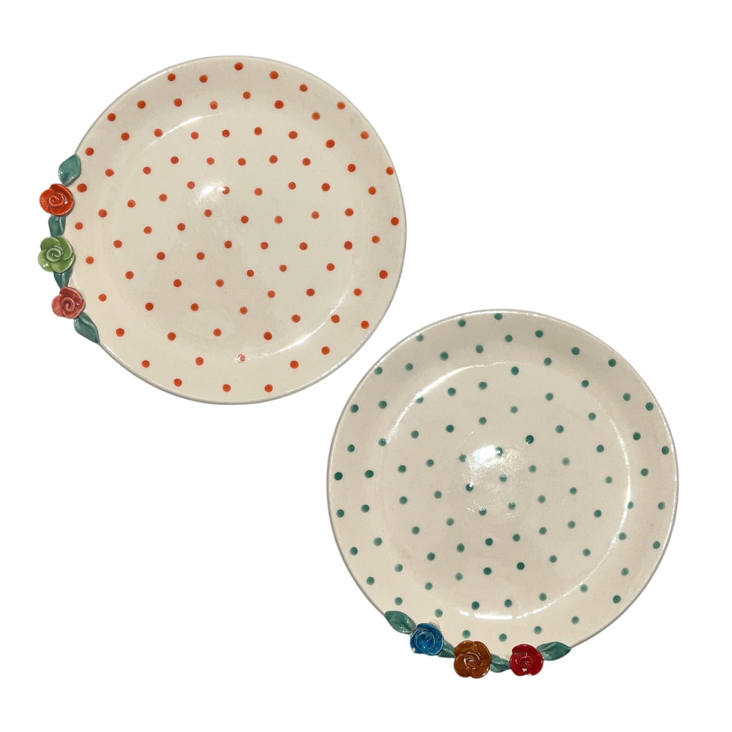 Frühstücksteller gepunktet