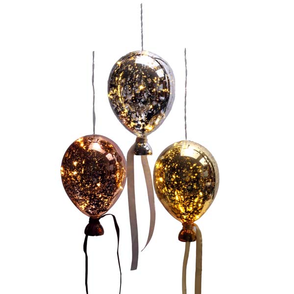 LED dorato a palloncino