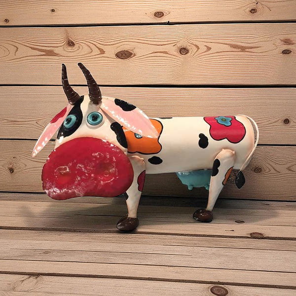 Newspaper roll cow