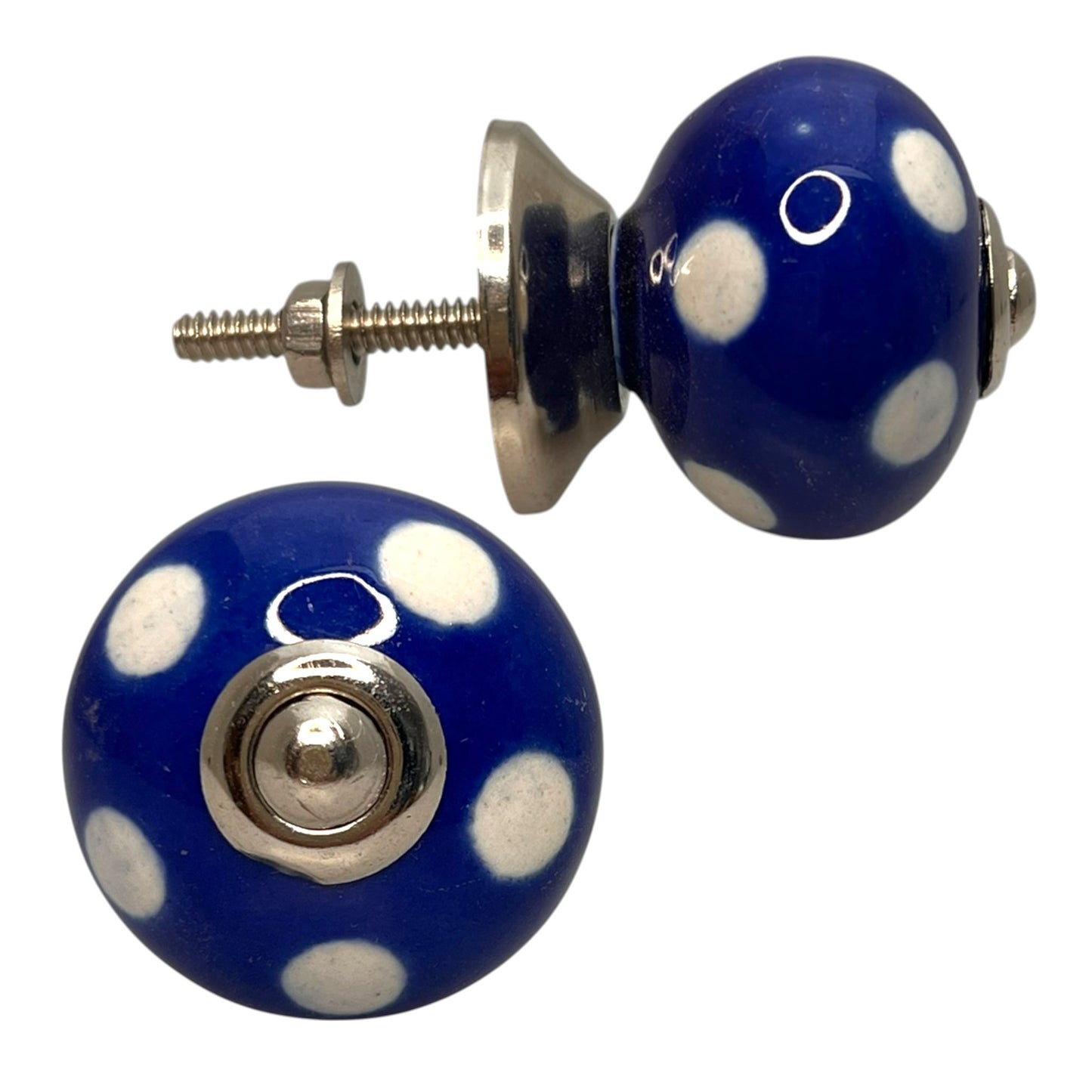 Piccola manopola per mobili a pois