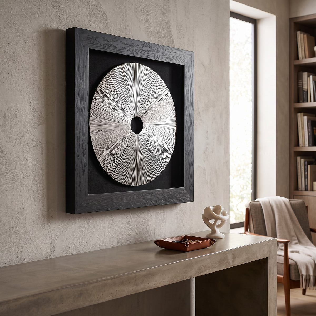 Massives handgefertigtes Wandbild