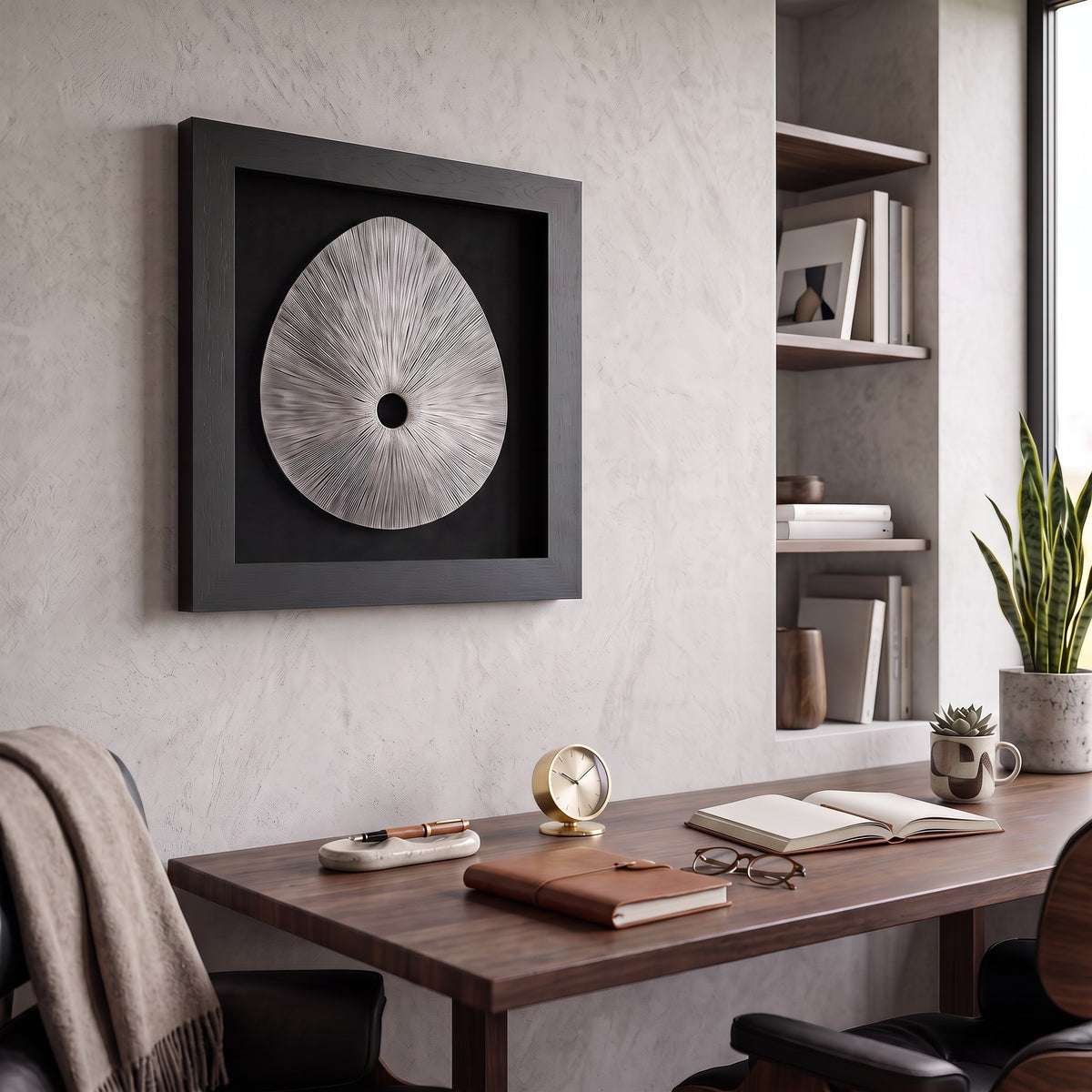 Massives handgefertigtes Wandbild