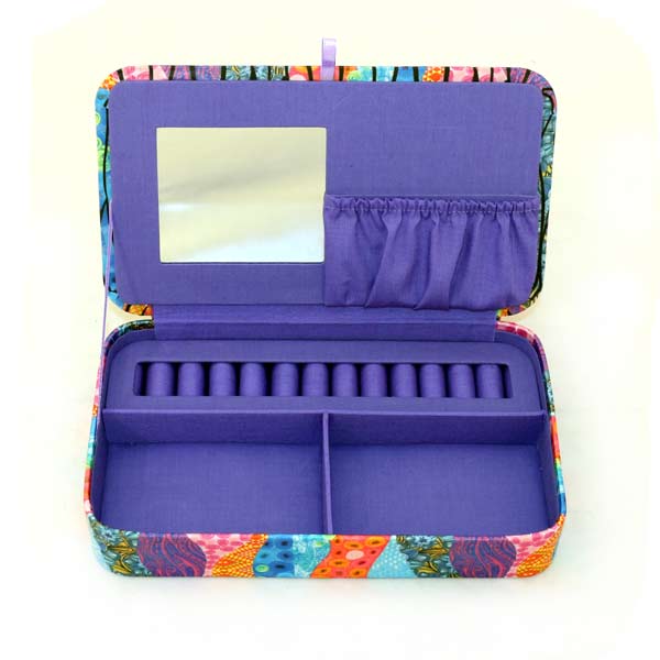 Schmuckschatulle groß Zebra - Mit Spiegel & Ringhaltern