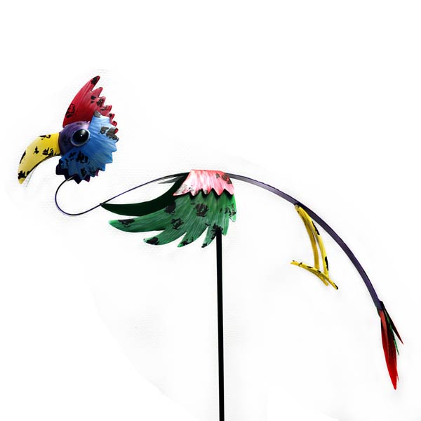 Wippfigur Vogel Gartenstecker