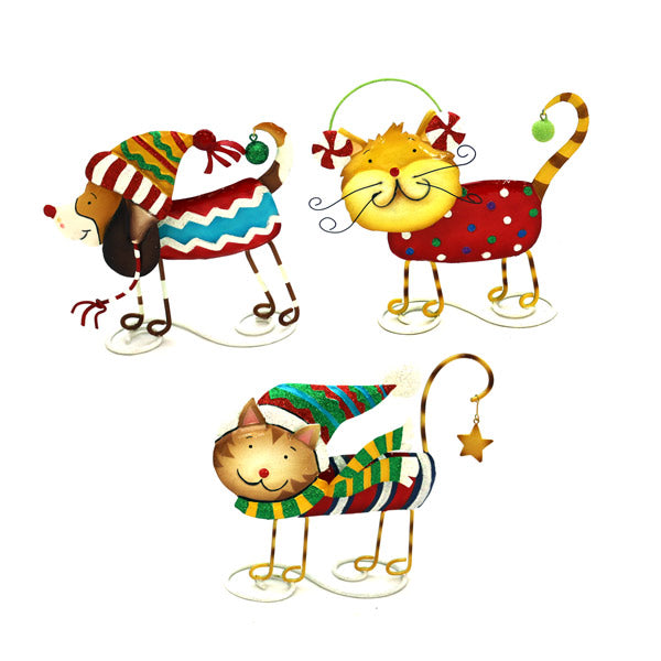 Figurina natalizia gatto o cane