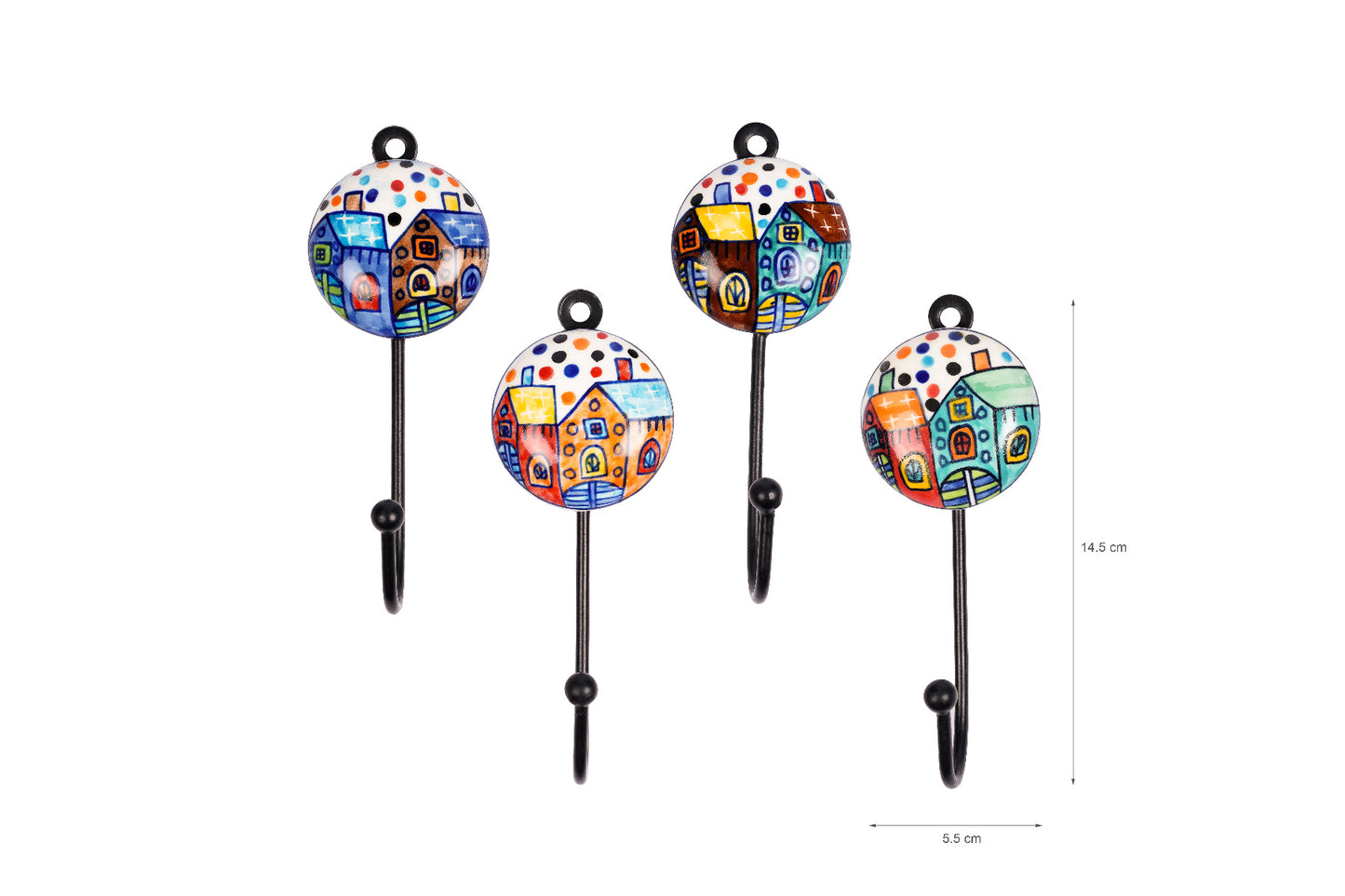 Motivo della casa con gancio a muro