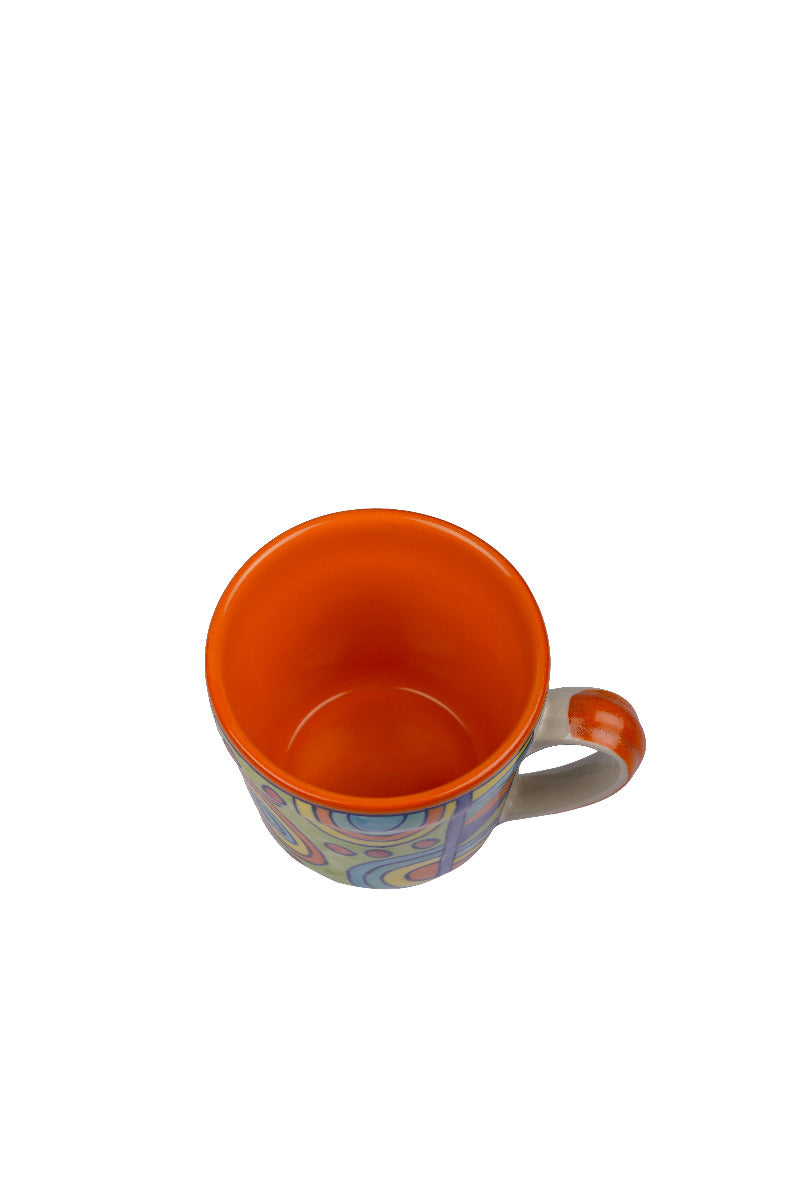 Tazza da caffè colorata Andora 450ml - Ceramica dipinta a mano
