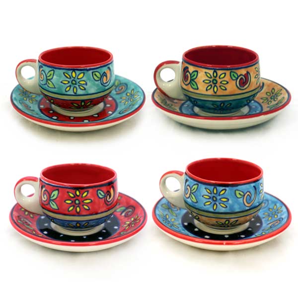 Tazzina da caffè con piattino