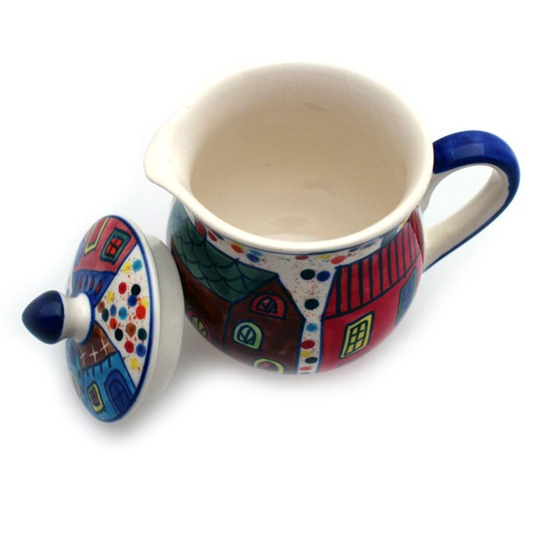 Pot à lait avec couvercle