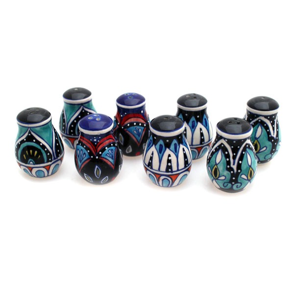 salz- und pfefferstreuer türkis