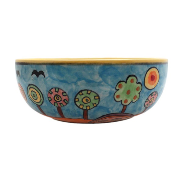 Schale bunt bemalt