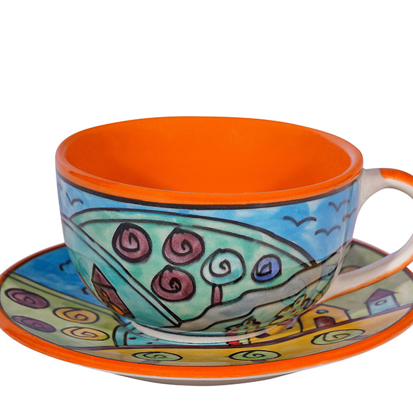 Tazzina da caffè con piattino