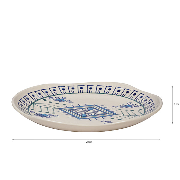 Assiette berbère peinte à la main