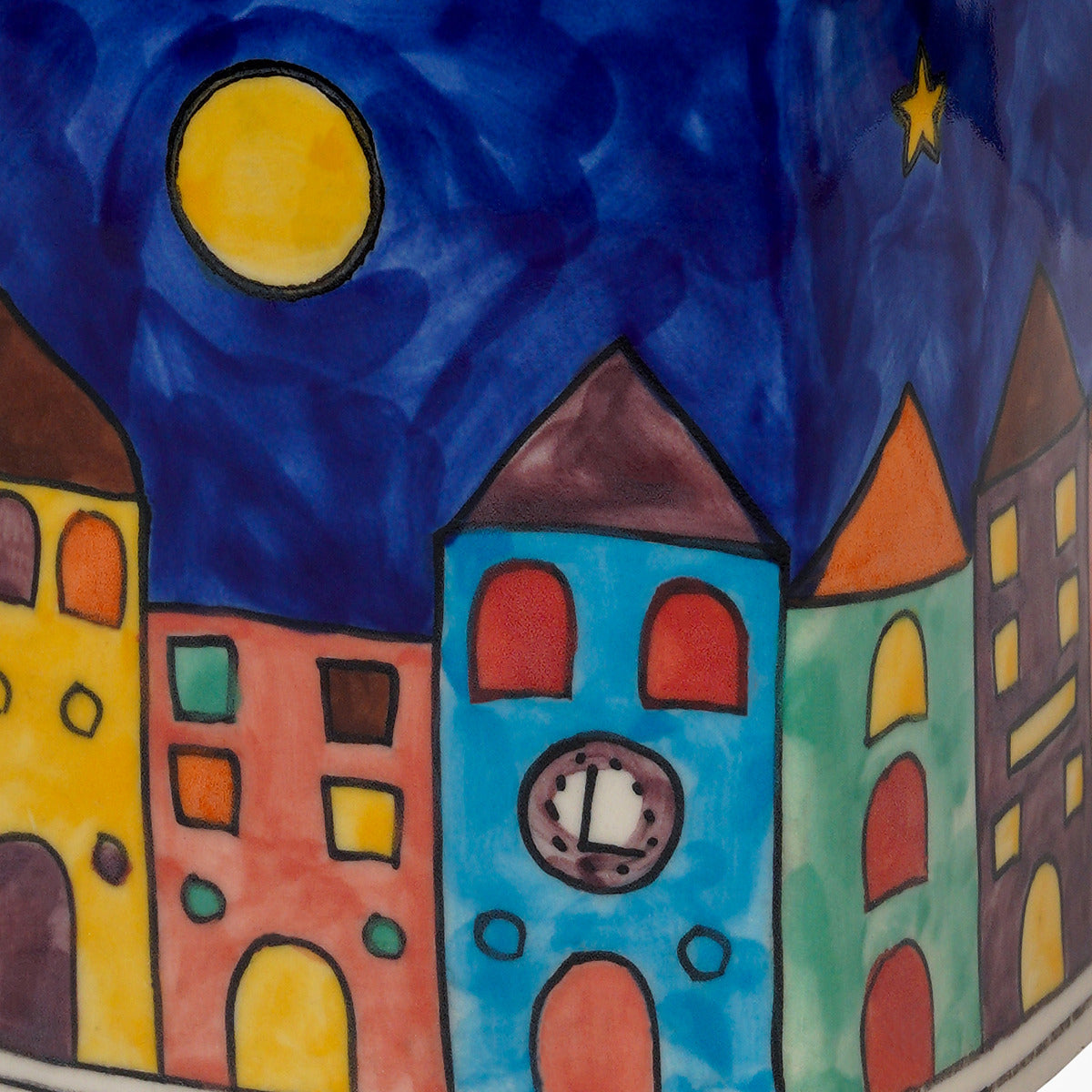 Containers with lids village