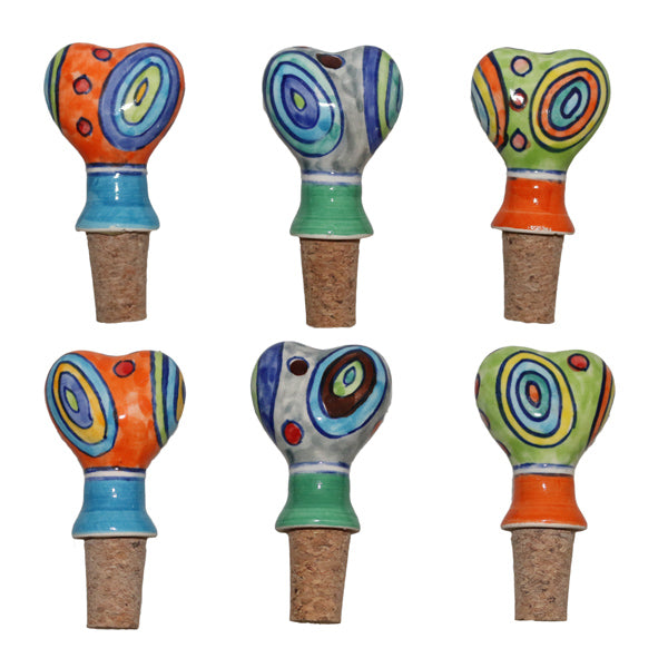 Set cuore di sughero per bottiglia/3