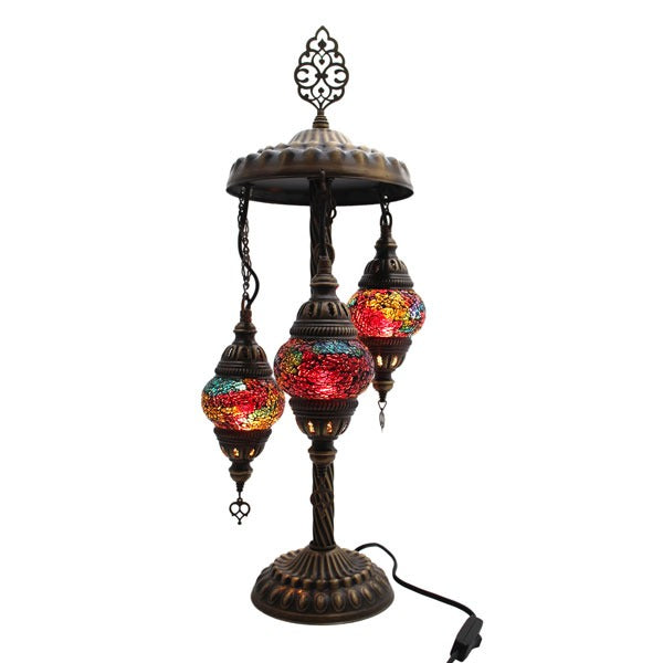 Floor lamp mosaic glass