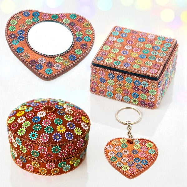 Glitzer-Set Orange