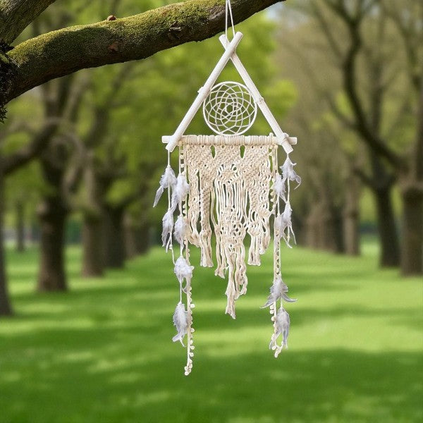 Acchiappasogni bianco crema