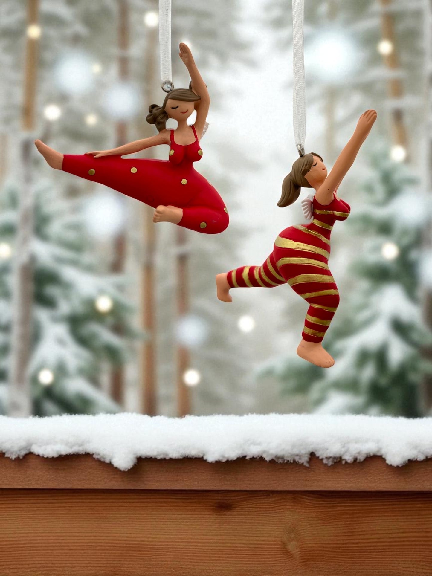 Ensemble de cintres d'ange de yoga/2