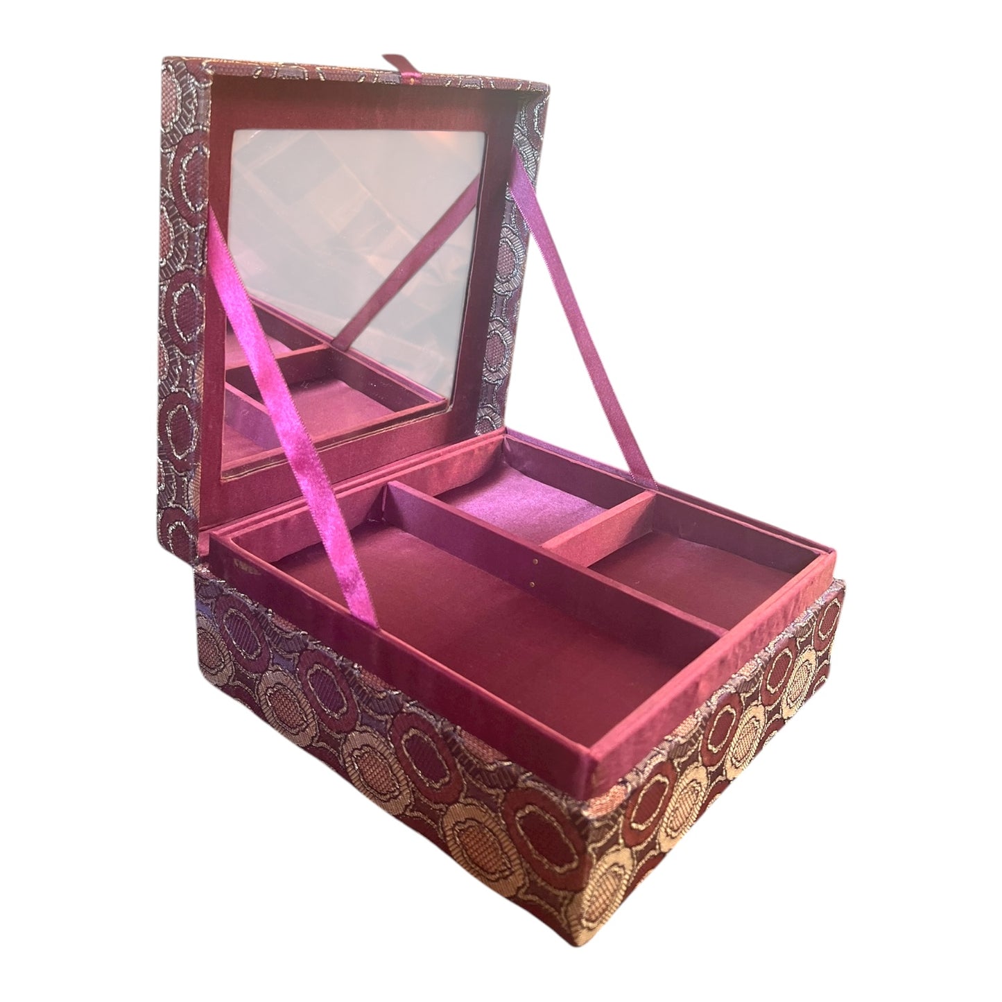 Schmuckschatulle Lila quadratisch