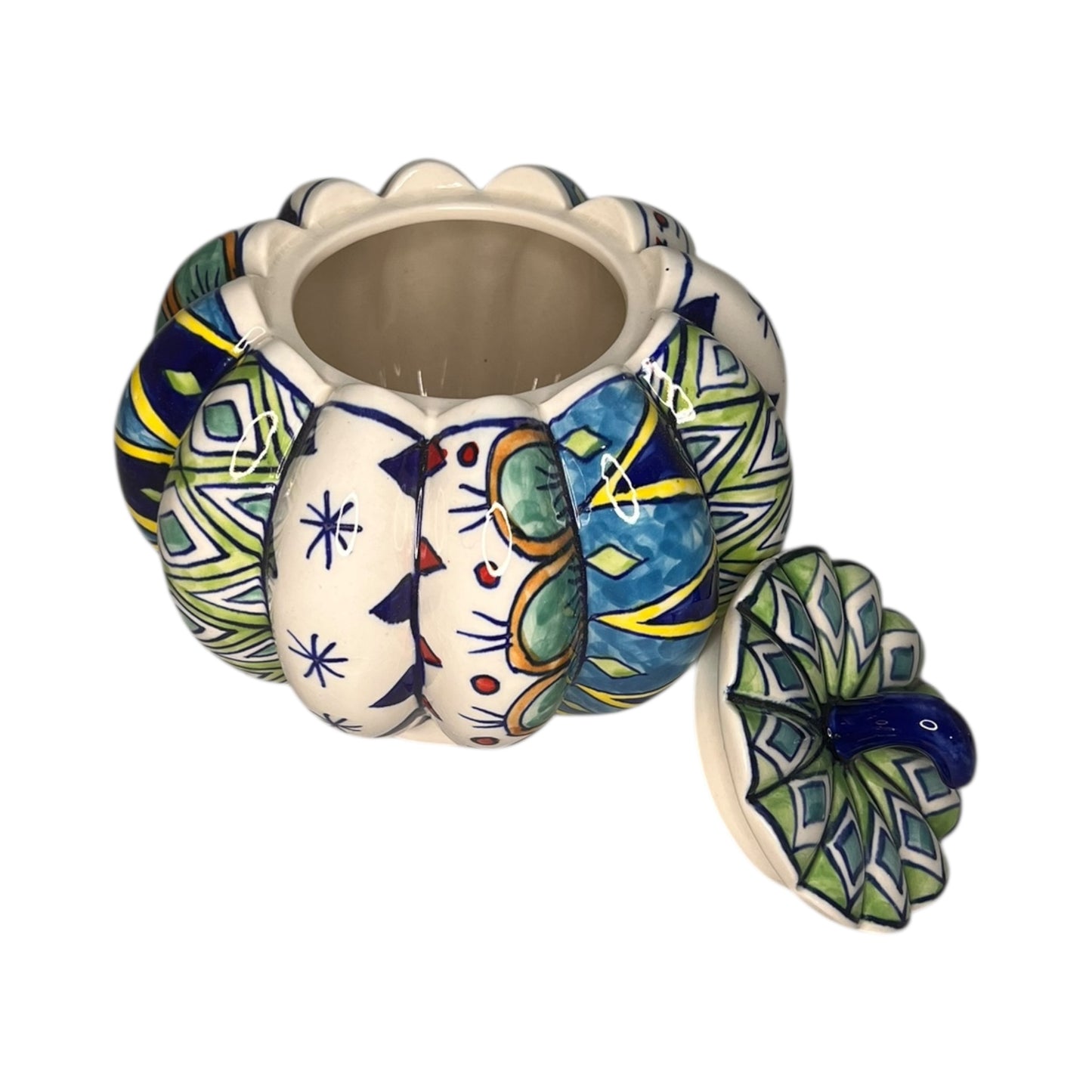 Set di 3 contenitori a forma di zucca