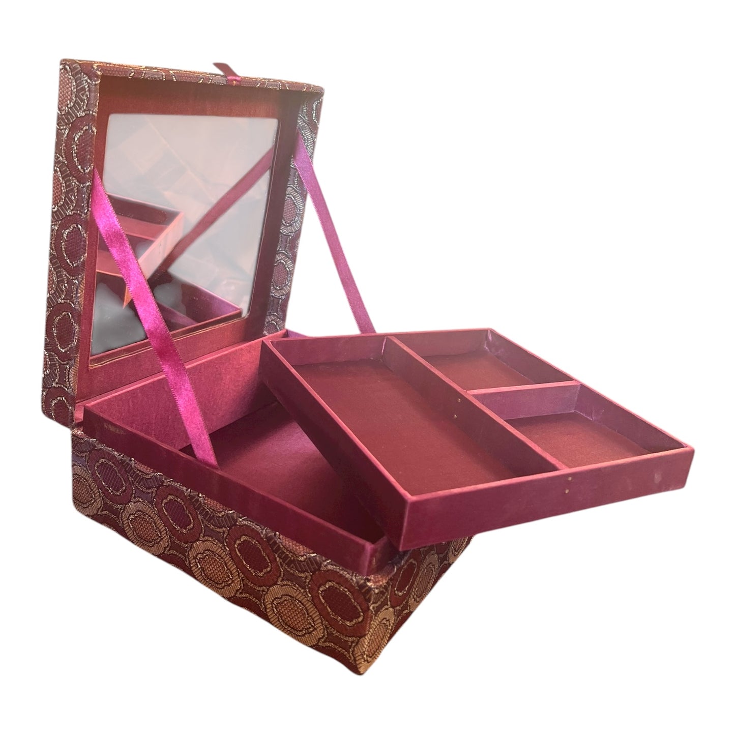 Schmuckschatulle Lila quadratisch