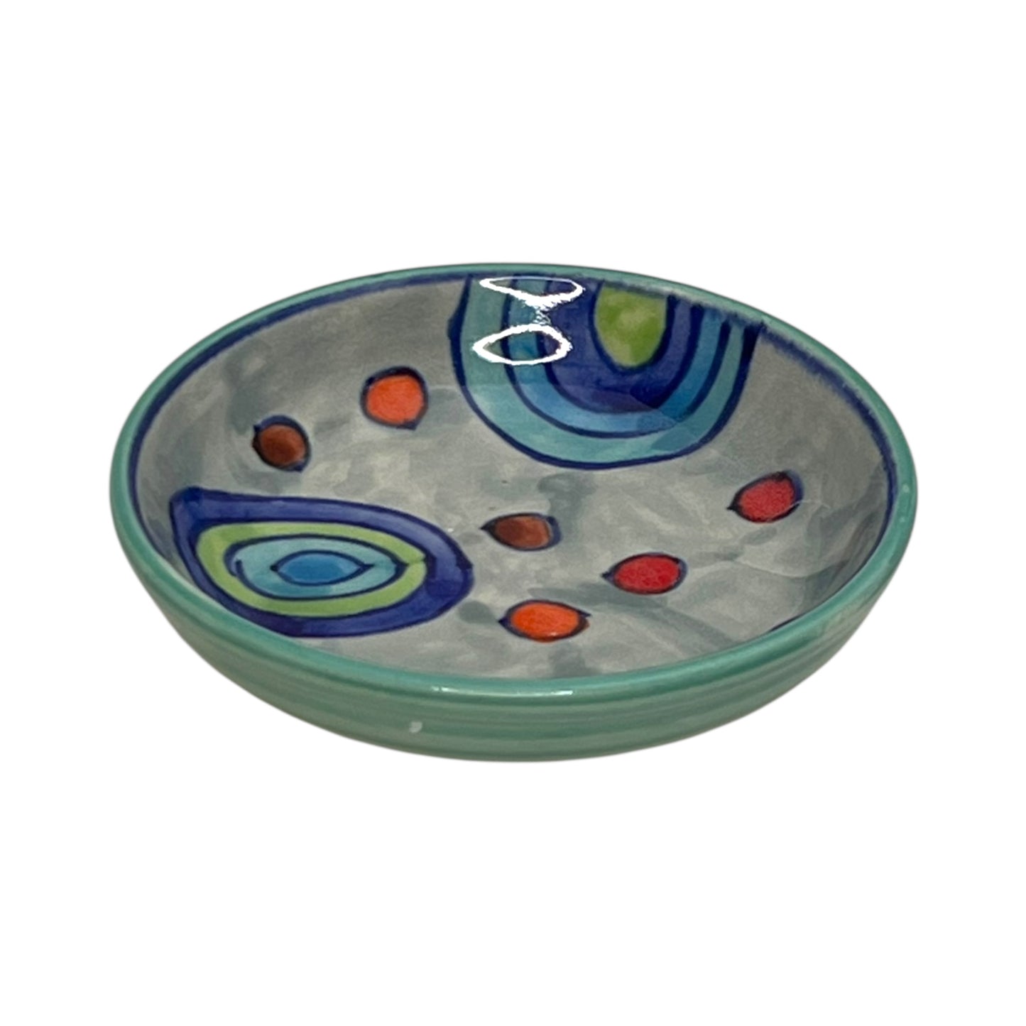 Ciotole per salse Andora - Colorati motivi circolari dipinti a mano