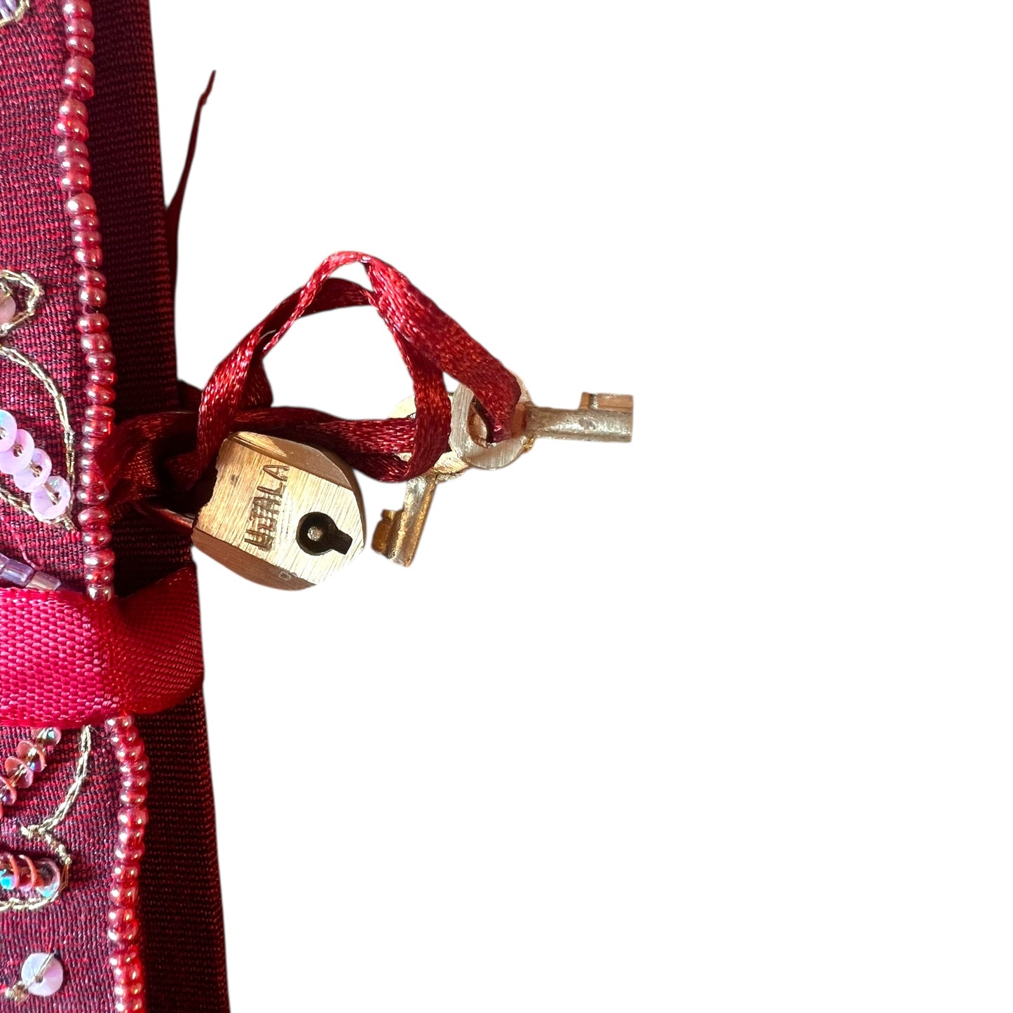 Poesiealbum mit Kuli rot