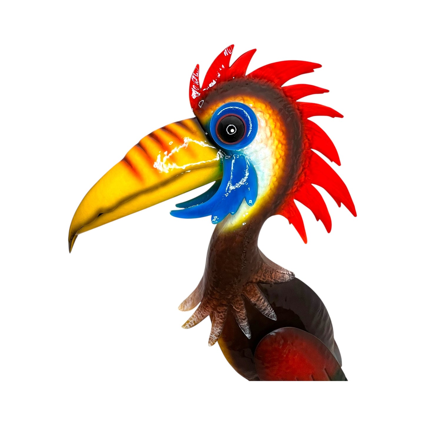 Dekofigur bunter Vogel