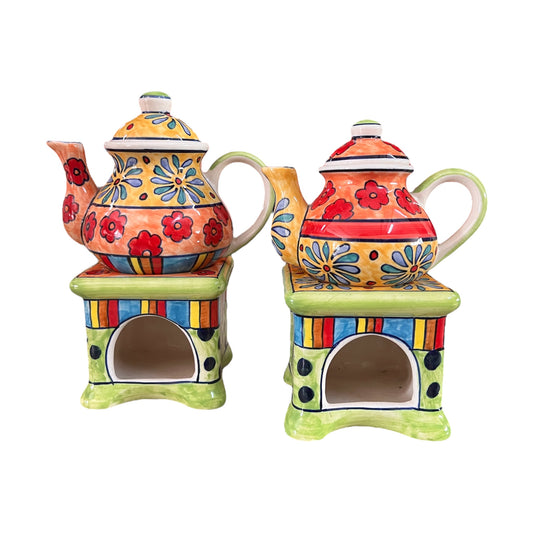 Théière avec réchaud petite taille