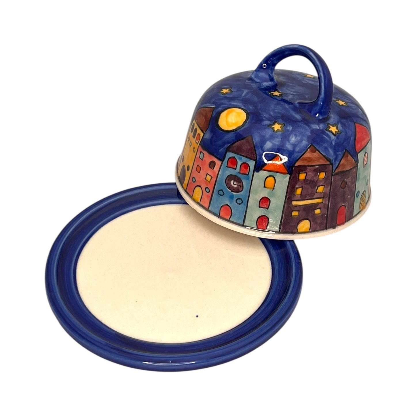 Käseglocke rund aus Keramik