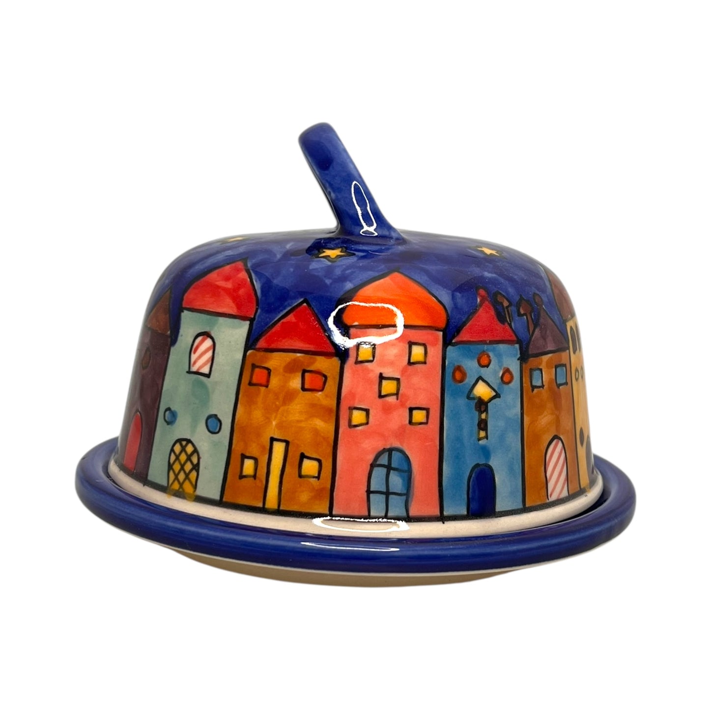 Käseglocke rund aus Keramik