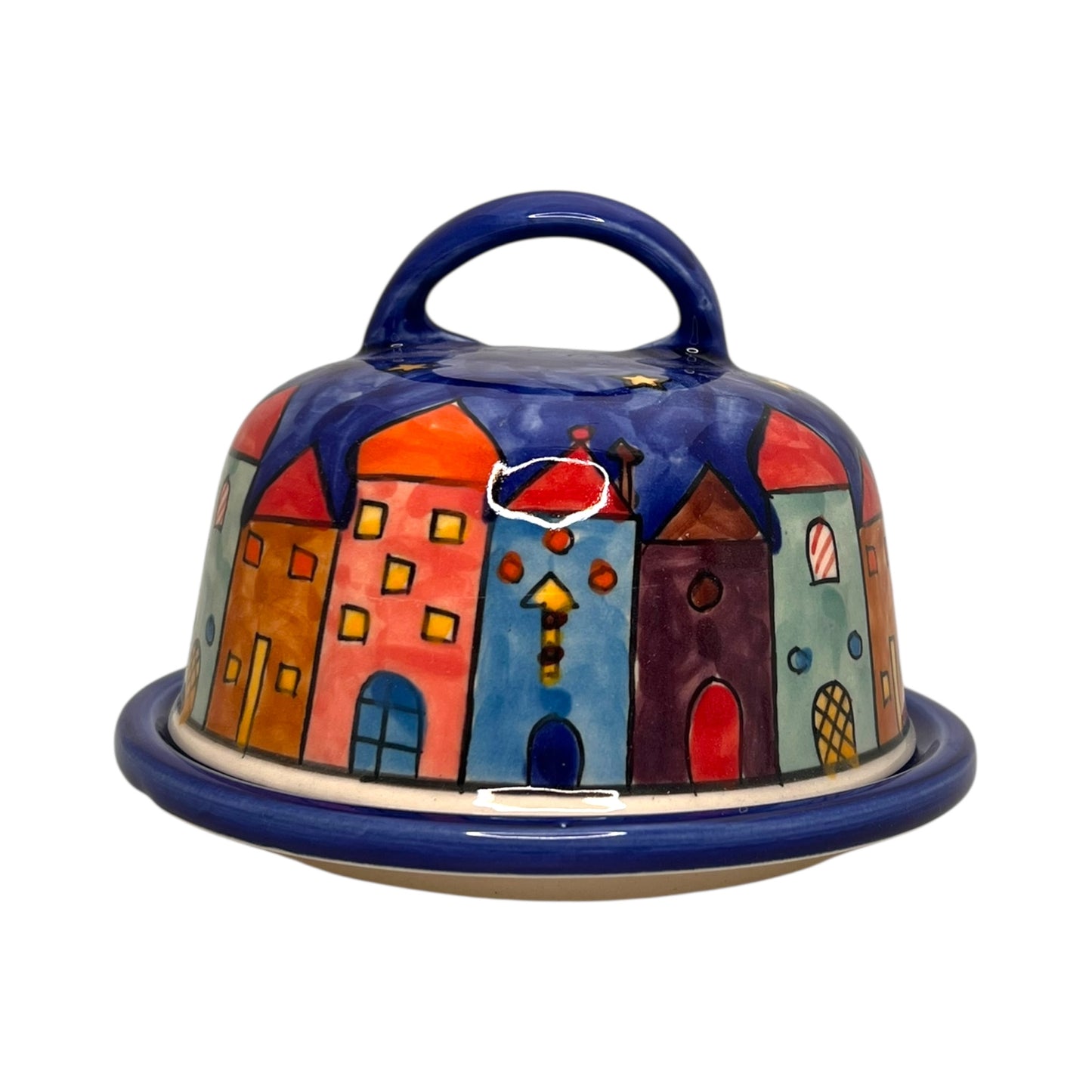 Käseglocke rund aus Keramik