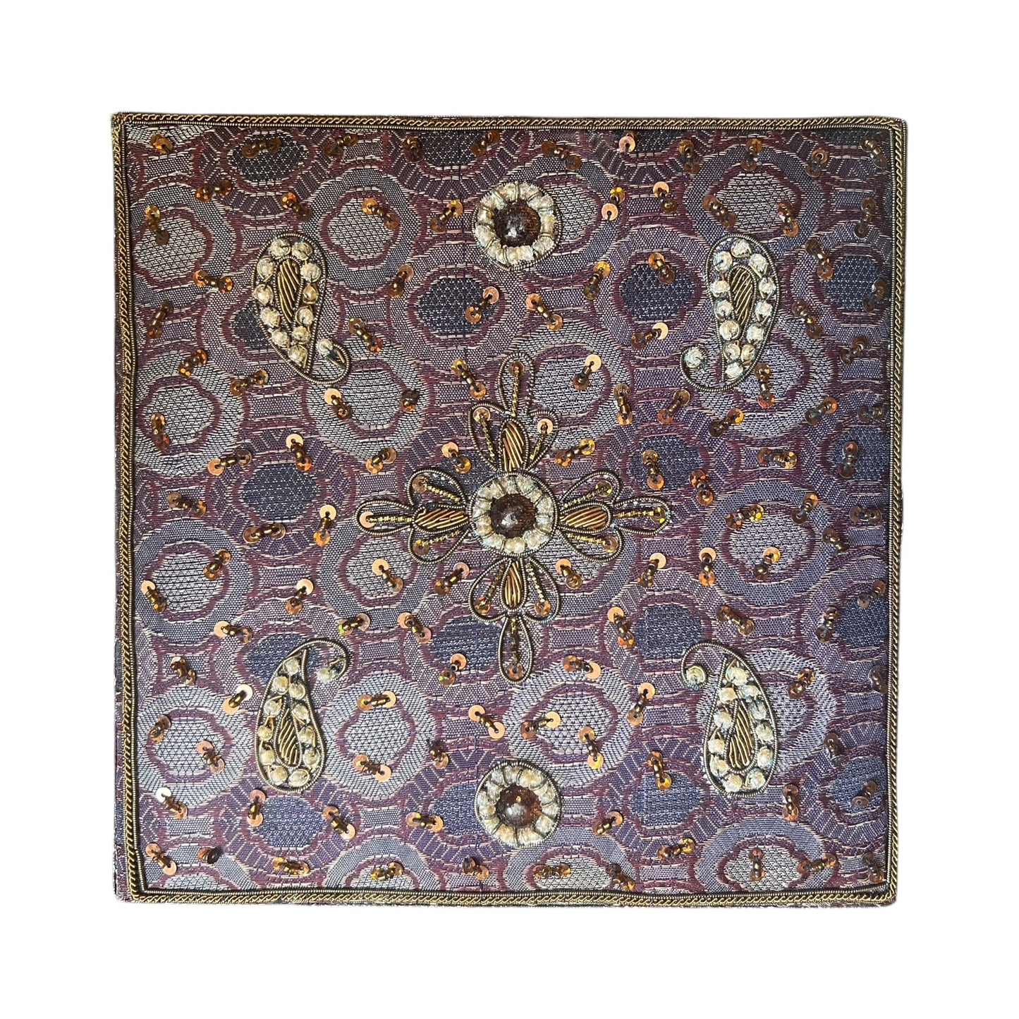 Schmuckschatulle Lila quadratisch