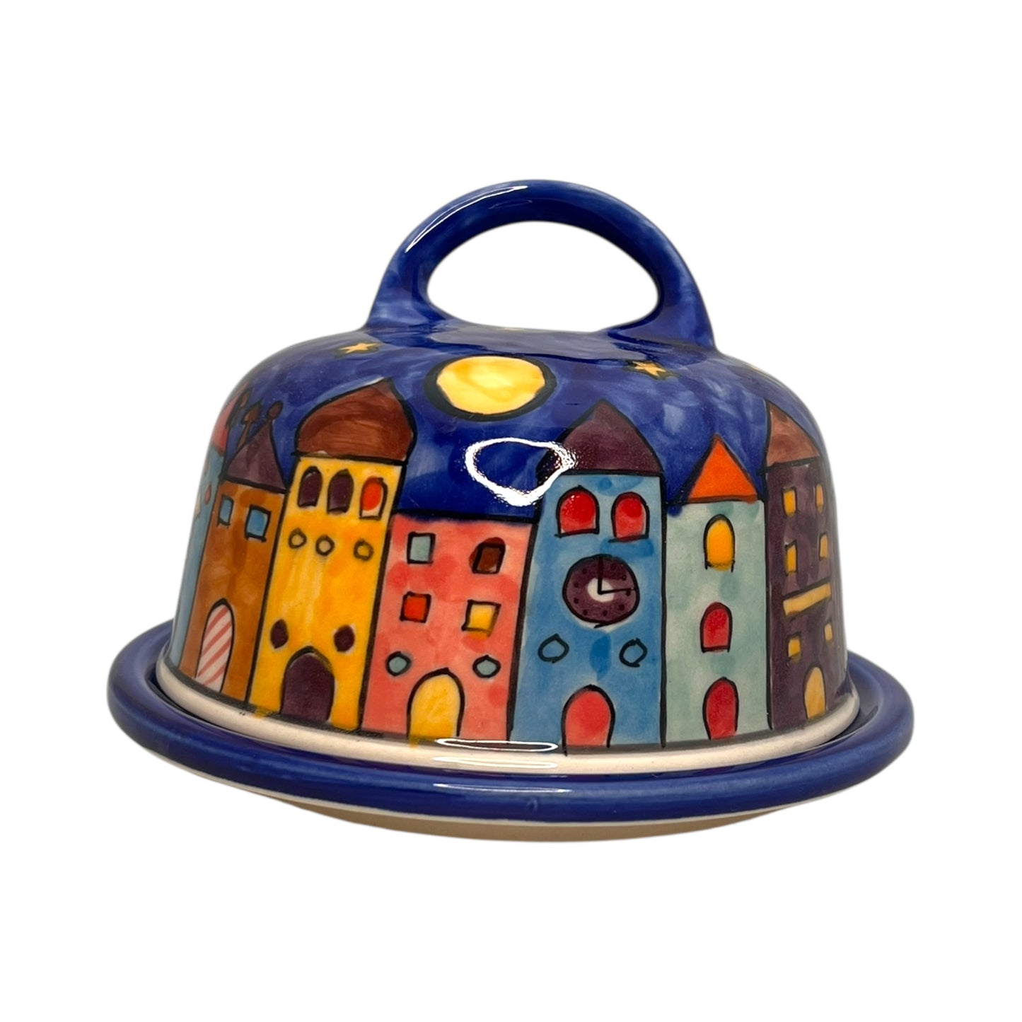 Käseglocke rund aus Keramik