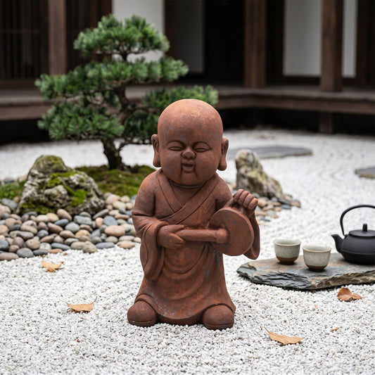 Garden figure monk