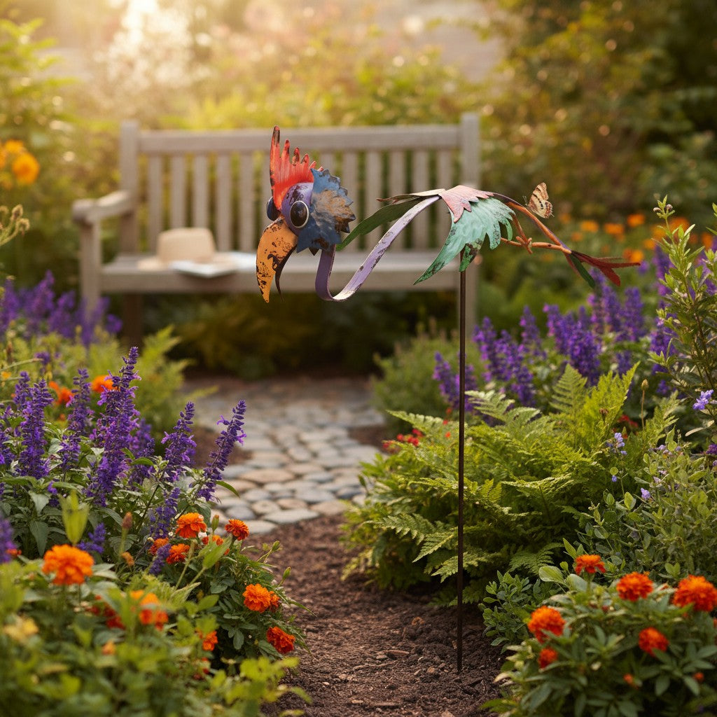 Piquet de jardin à bascule