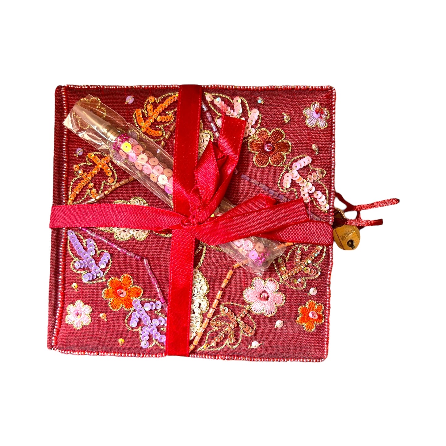 Poesiealbum mit Kuli rot