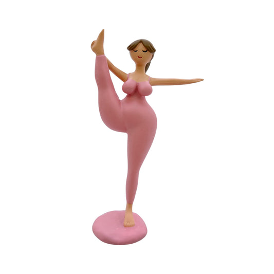 Yoga Engel stehend Rosa - Frauen Figur