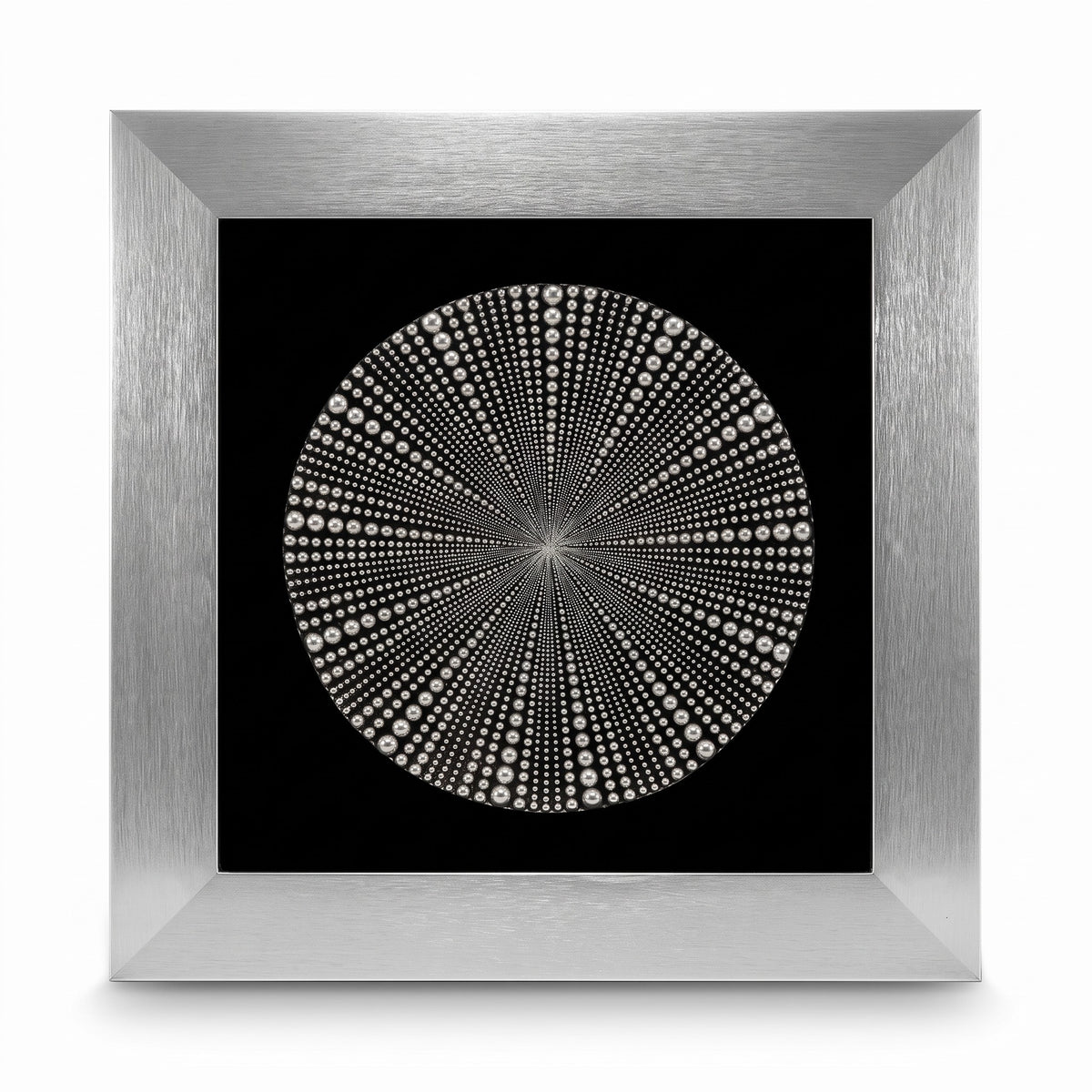 Handgefertigtes Wandbild im Metall-Look