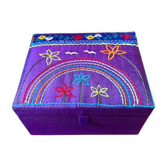 Schmuckschatulle lila