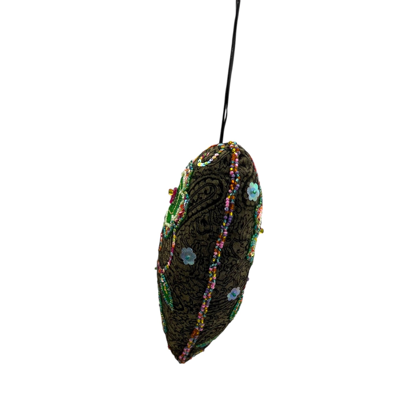 Hanging Green Heart Decoration