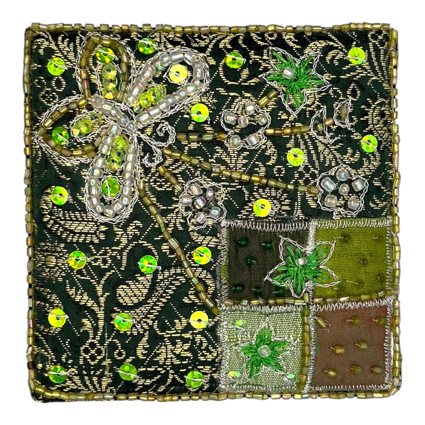 Schmuckschatulle Grün quadratisch